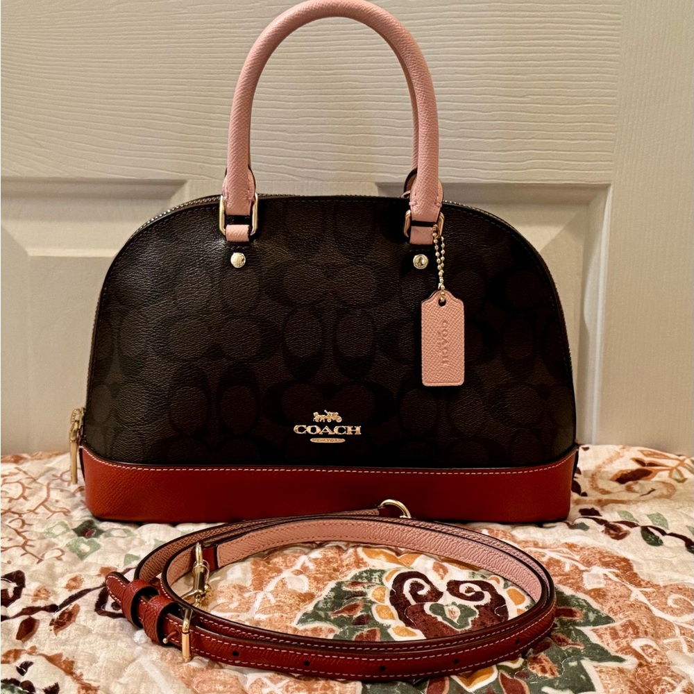 Coach Mini Sierra in Signature Colorblock